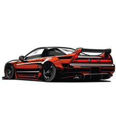 red sports car