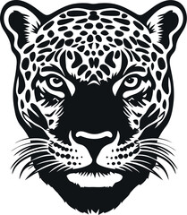 tiger head silhouette