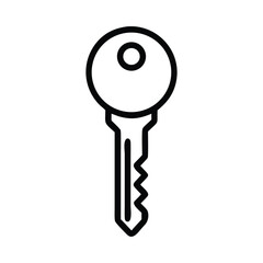 style key icon on white background