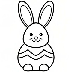 Fototapeta premium easter bunny vector illustration