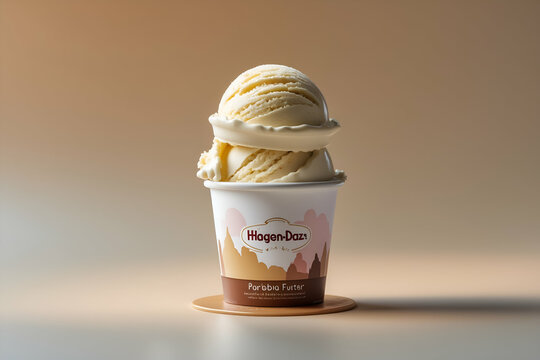 Hagen-dazs porobio futter ice cream scoops