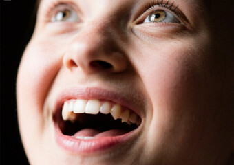 Fototapeta premium young woman screaming