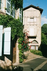 Street scene, Figeac, Lot, Occitania.