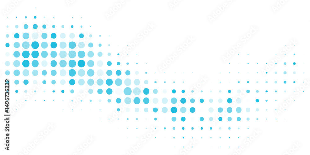Poster light blue vector layout with circle shapes. blurred decorative design in abstract style with bubble