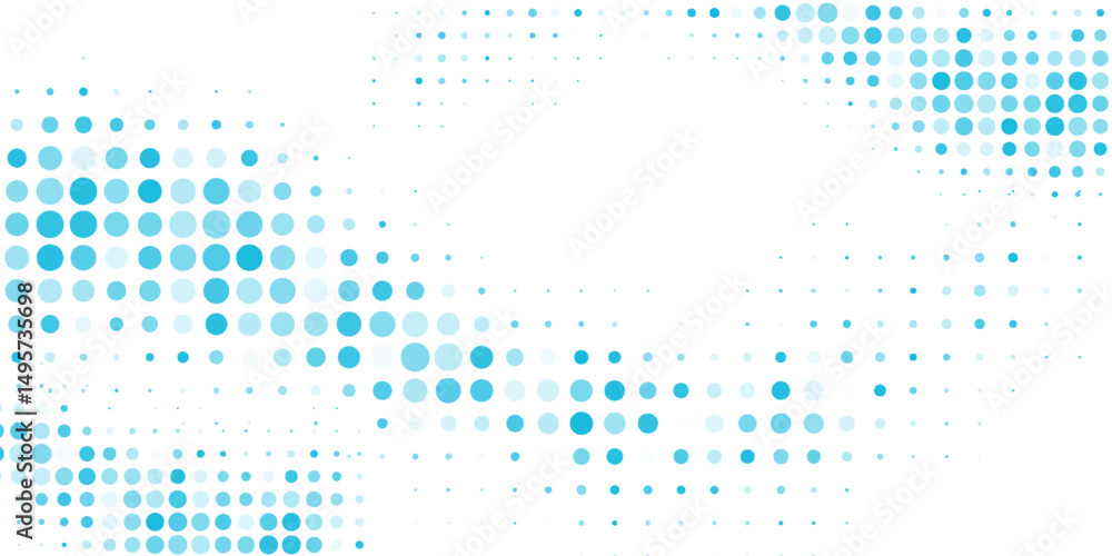 Poster light blue vector layout with circle shapes. blurred decorative design in abstract style with bubble
