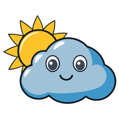 weather icon white background