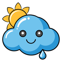 weather icon white background