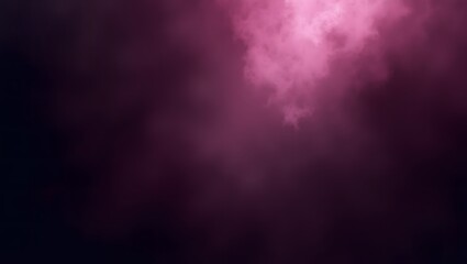 Dark purple smoke drifts like night clouds with a hazy, abstract design