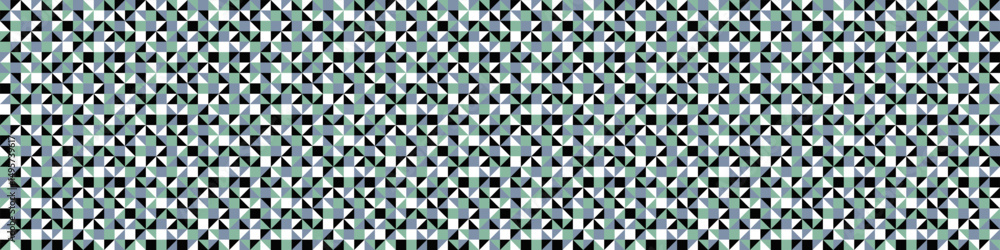 Poster horizontal diagonal mosaic pattern background design - abstract vector illustration