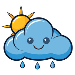 weather icon white background