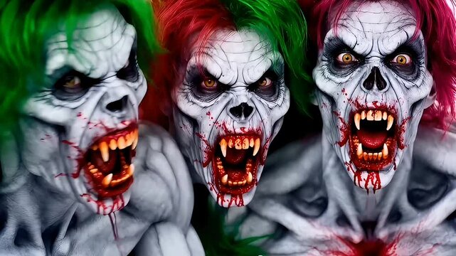 scary halloween zombie