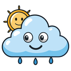 weather icon white background
