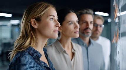 Diverse Business Team Planning Strategy. Collaboration, Innovation, and Professional Teamwork.