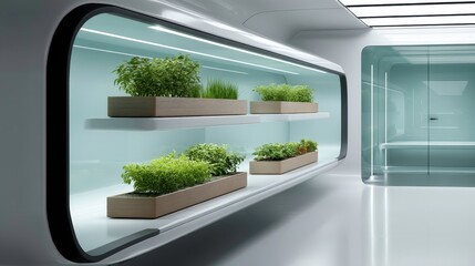 Indoor Vertical Farming, Future Agriculture Technology, Sustainable Living Solutions