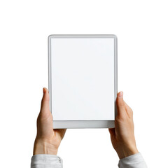 Tablet mockup on white background