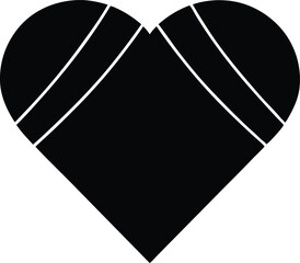 Romantic Love Shape Vector Icon – Heart Symbol for Valentine’s, Wedding & Romantic Designs