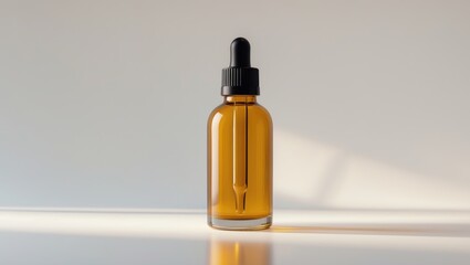 Fototapeta premium Packaging and branding mockup for an oil dropper bottle