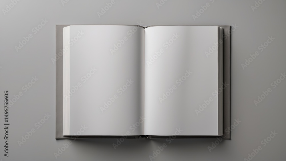 Poster within a mock-up design set against a white background