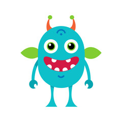 Vector collection of cute Monsters or aliens illustration