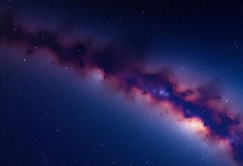 Fototapeta premium Breathtaking Milky Way panorama, vibrant nebulae and countless stars, astronomy, night