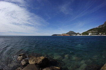 Midterrean Montenegro coast line