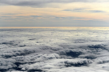 Aerial view of clouds