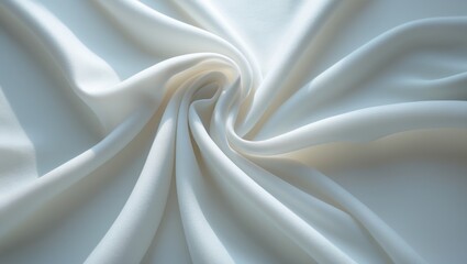 Obraz premium Cozy background created by clean duvet and soft white bedding