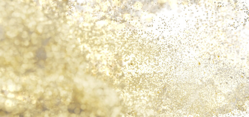 Abstract background with sparkling gold particles. Perfect for luxury, festive designs.