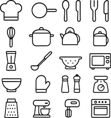 Cooking Icon Set 