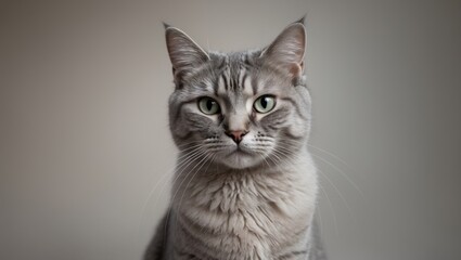 Obraz premium Cat showcasing for the camera