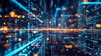 Fototapeta premium Digital transformation recruitment using video interviews AI resume parsing engagement metrics and smart onboarding workflows