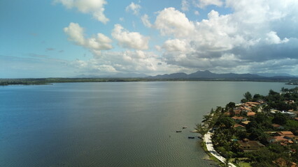 lake and clouds