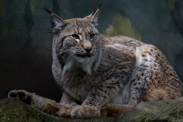 The Eurasian Lynx (Lynx lynx).