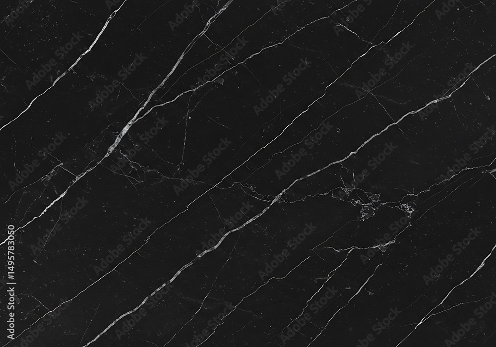 Poster dark stone surface with intricate veining patterns.