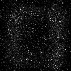 Obraz premium Abstract Sugar and Spice Texture with Circular Pattern on Black Background 