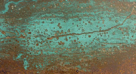 Patina Texture Abstract Background, Corrosion and Aging Surface, Illustration