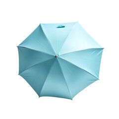 Minimalist Beach Umbrella with a Compact Space Saver Isolated on Transparent Background
