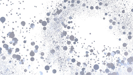 Abstract background with silver glitter and bokeh. Perfect for festive designs.