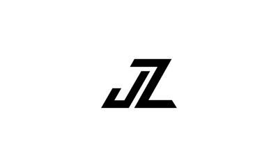 JZ initial letters, monogram logo