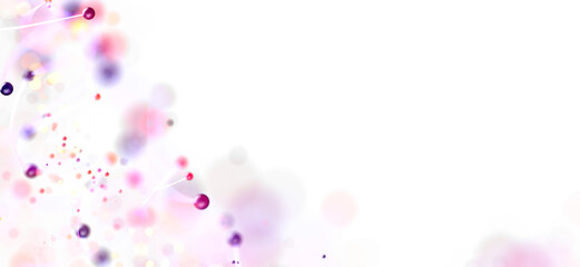 Soft, dreamy background with pink and purple bubbles. Perfect for websites, presentations, and more!