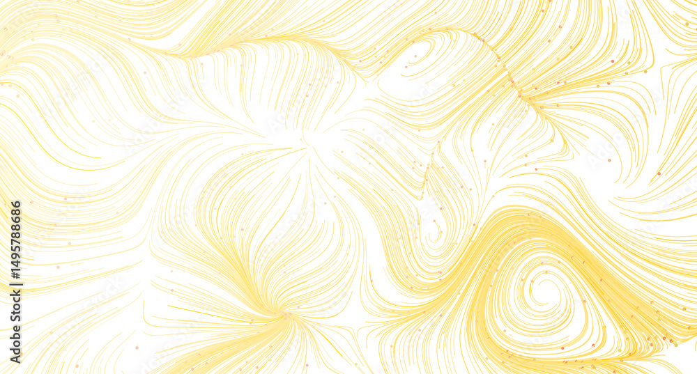 Poster elegant, abstract background with swirling gold lines and subtle sparkle. perfect for luxury designs