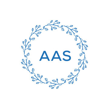 AAS Letter Initial Logo Design Template Vector Illustration