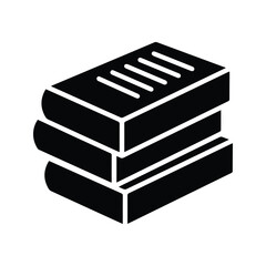 Stack of Books Icon. Stack of Books Vector Illustration In Library. Reading Book Sign.