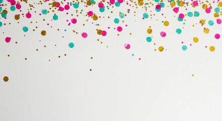 Confetti background party celebration festive decoration colorful falling bright fun birthday event design