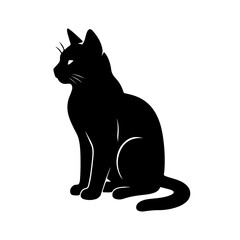 cat vector art 