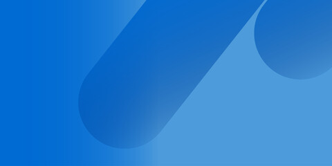 Modern abstract blue background with glowing geometric lines. Blue gradient circle shape design. Futuristic technology concept.