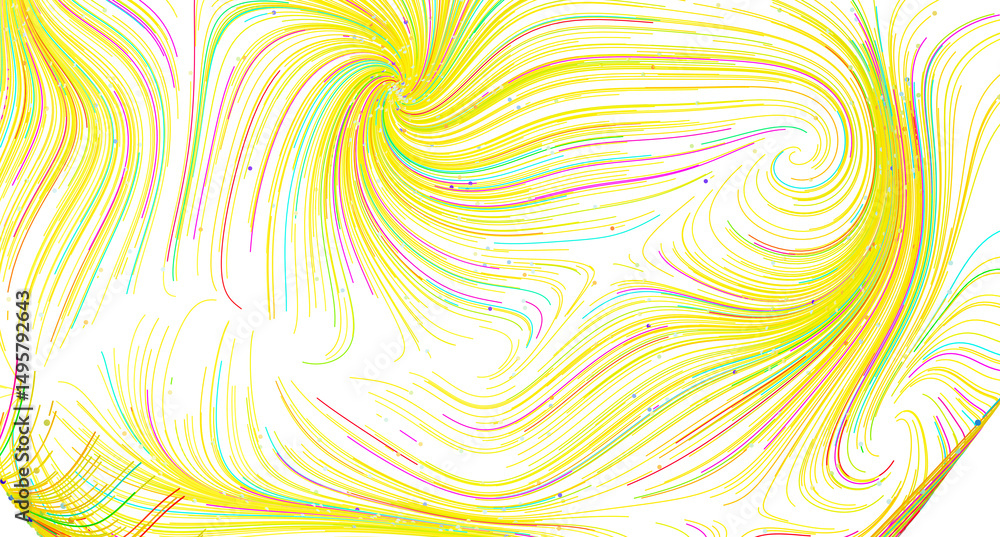 Aufkleber colorful, dynamic abstract background with swirling lines. perfect for website banners, presentation