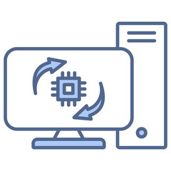 Atonomous Optimization Blue Icon