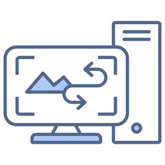 Dynamic Wallpaper Blue Icon