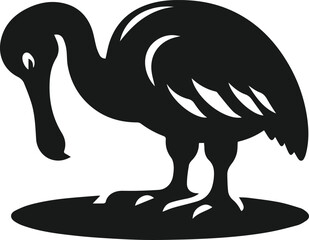 Dodo bird vector drawing animal silhouette © MostAklima